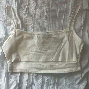 Adika Cream Bandeau Top